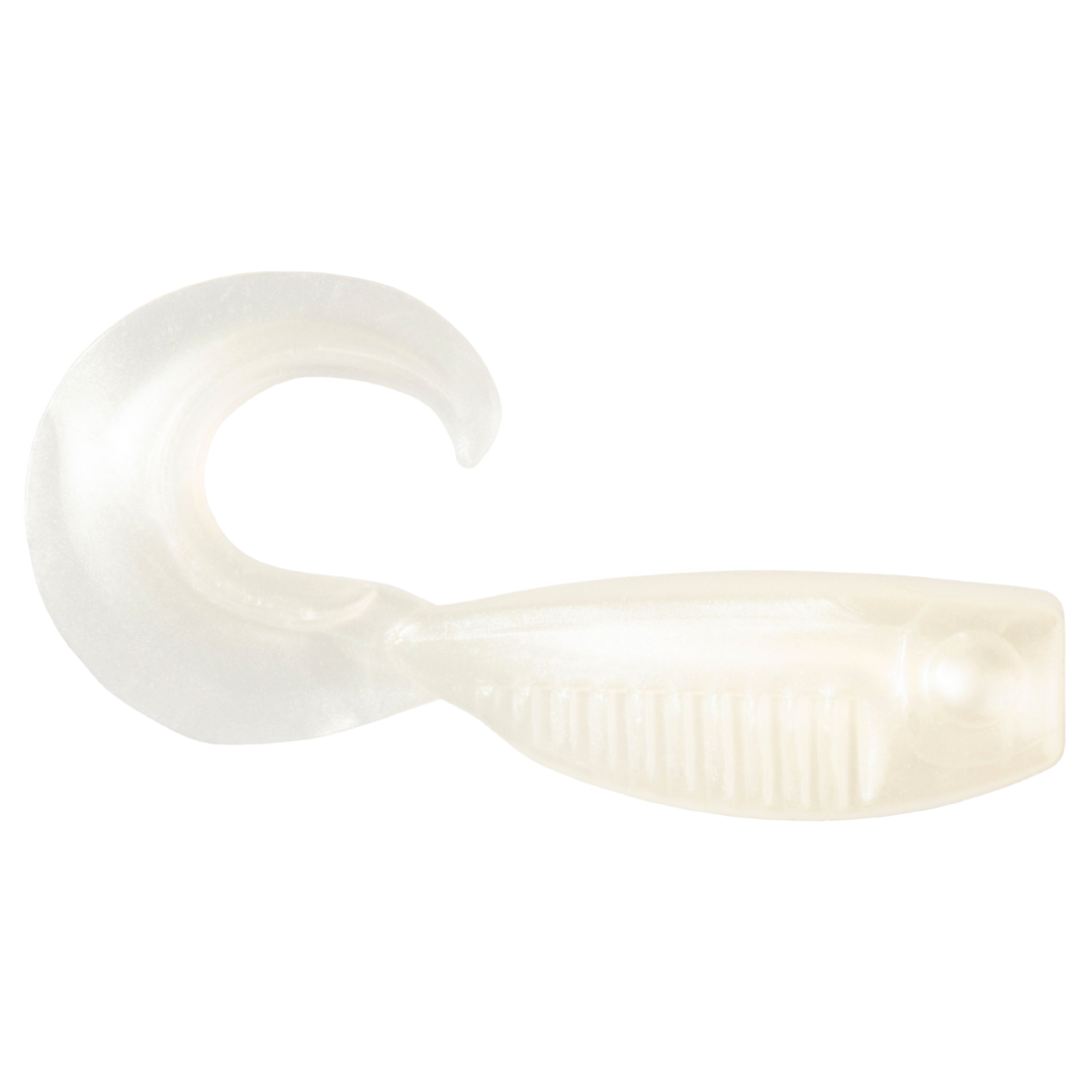 Z-Man Guppy GrubZ Jigi 2" Pearl sivulta, pää oikealla