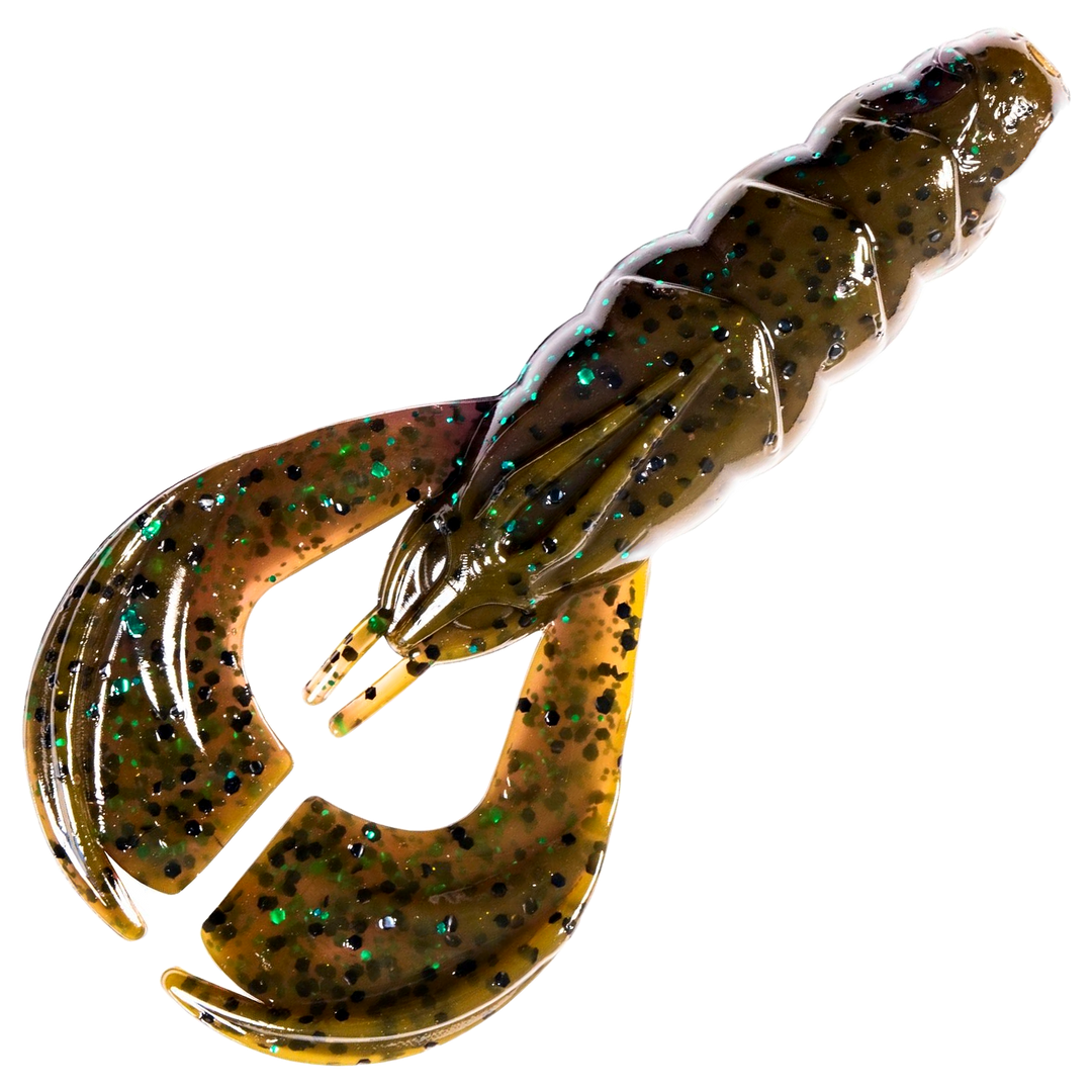 Z-Man Hella CrawZ Jigi 3.75", väri Bama Bug: ruskea yläpuoli ja sinivihreä alapuoli