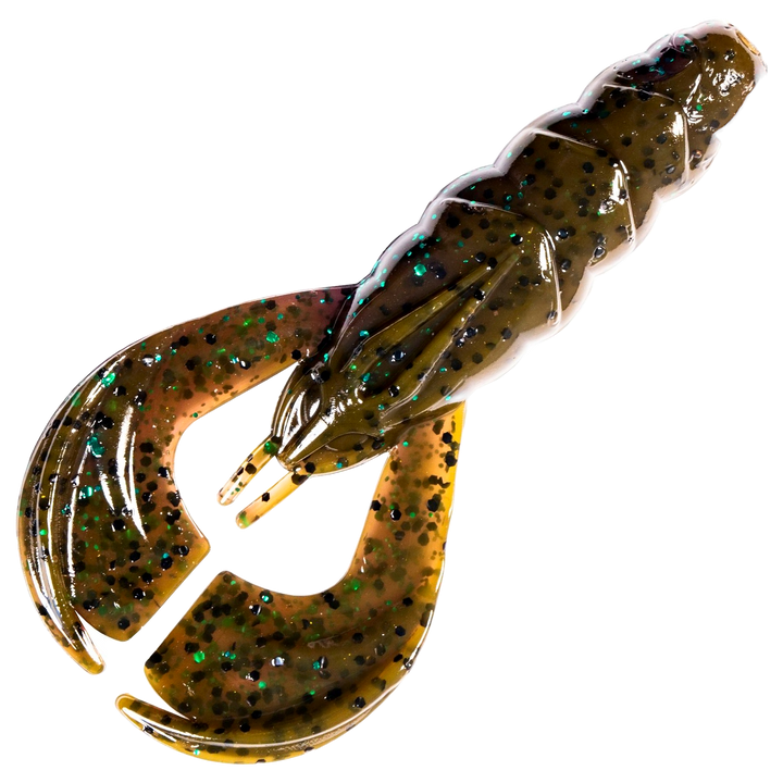 Z-Man Hella CrawZ Jigi 3.75", väri Bama Bug: ruskea yläpuoli ja sinivihreä alapuoli