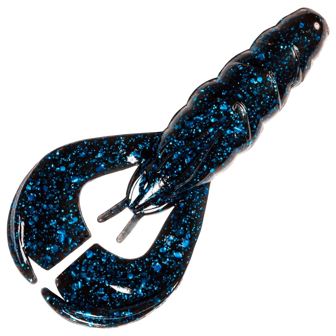 Z-Man Hella CrawZ Jigi 3.75", väri Black Blue: musta runko ja siniset hileet