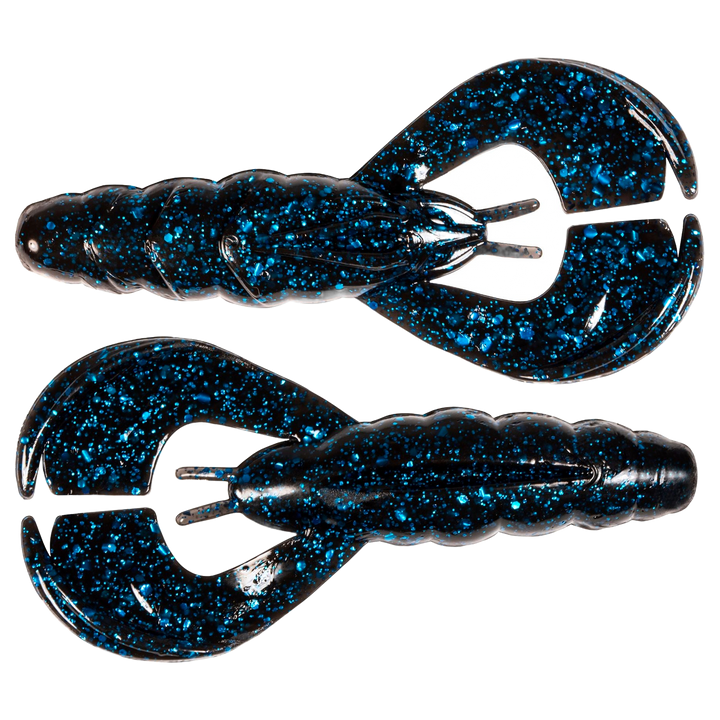 Z-Man Hella CrawZ Jigi 3.75" Black Blue ylä- ja alapuolelta