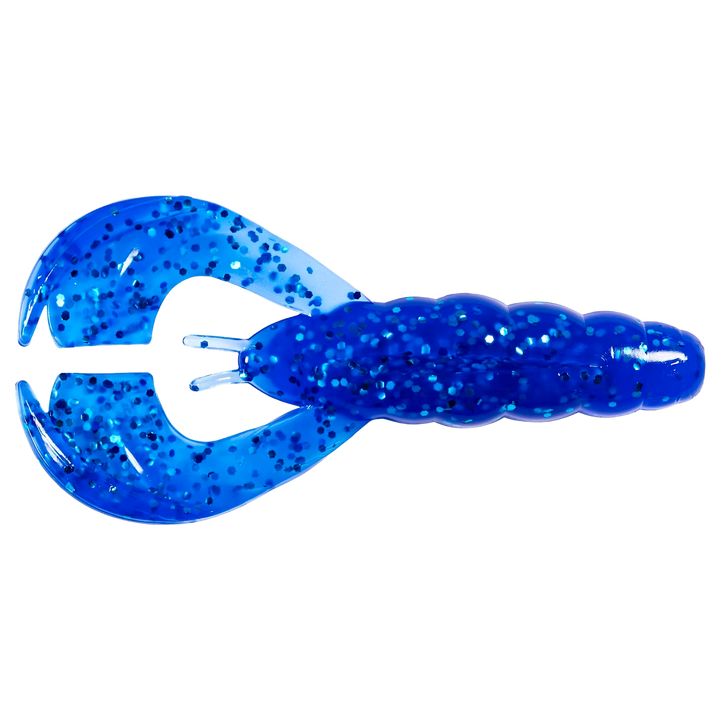 Z-Man Hella CrawZ Jigi 3.75" Blue Sapphire alapuolelta, pää vasemmalla