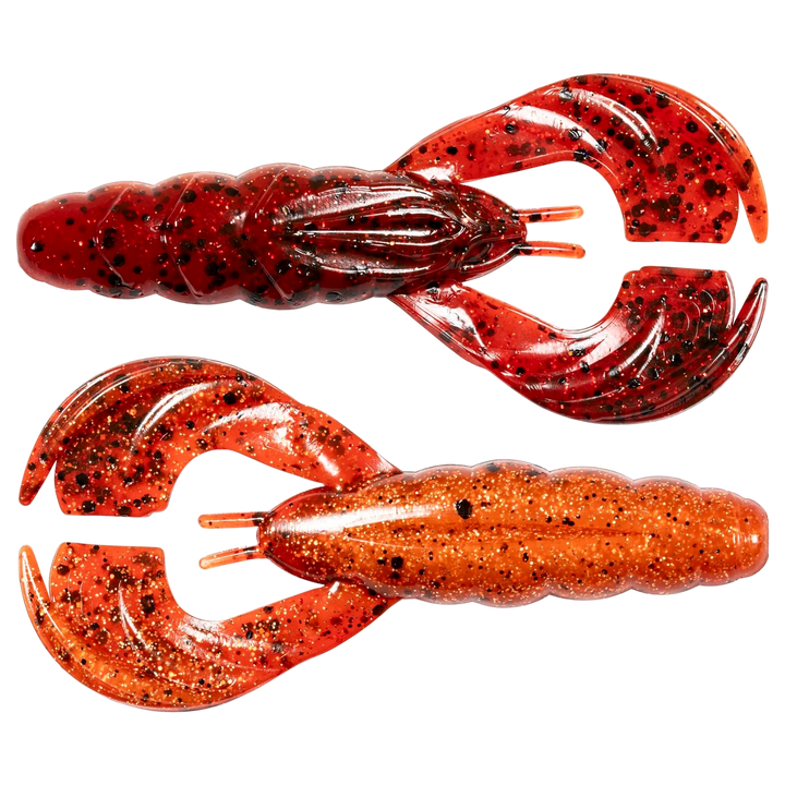 Z-Man Hella CrawZ Jigi 3.75" Fire Craw ylä- ja alapuolelta