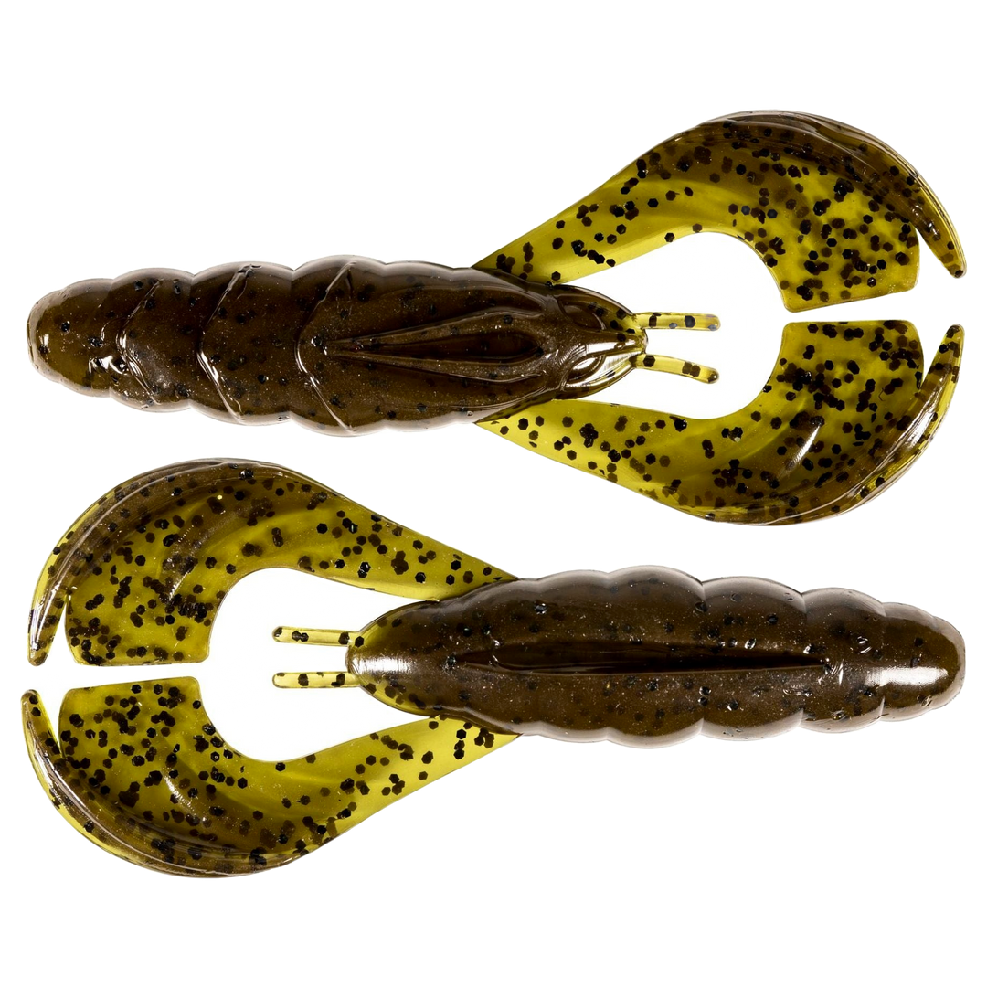 Z-Man Hella CrawZ Jigi 3.75" Green Pumpkin ylä- ja alapuolelta