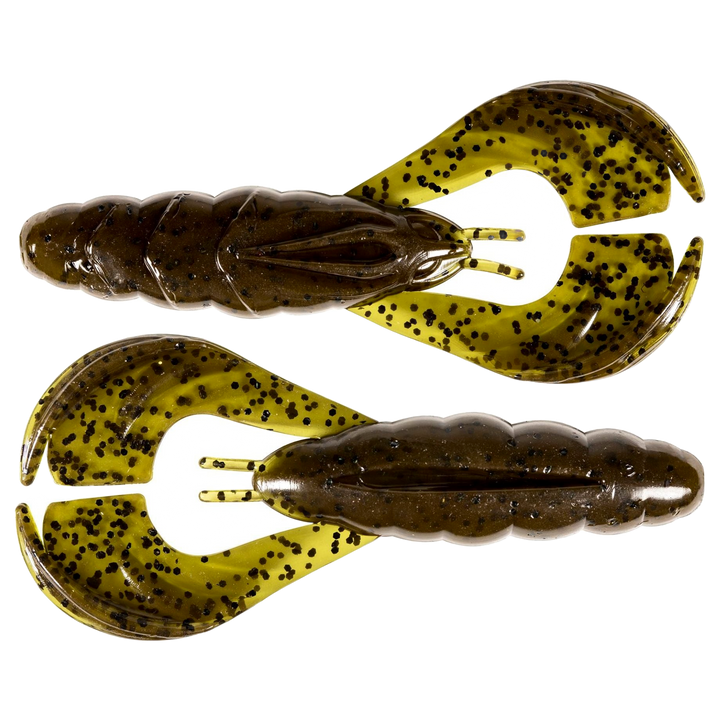 Z-Man Hella CrawZ Jigi 3.75" Green Pumpkin ylä- ja alapuolelta