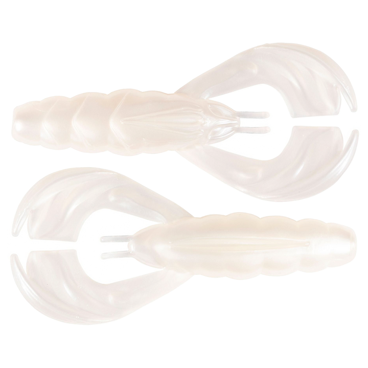 Z-Man Hella CrawZ Jigi 3.75" Pearl ylä- ja alapuolelta