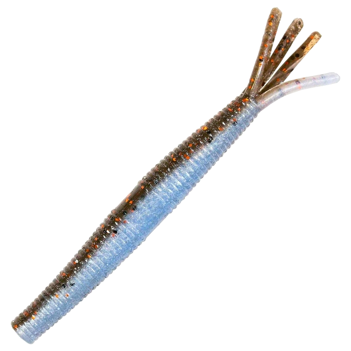 Z-Man Hula StickZ Jigi 4", väri Blue Claw: ruskea selkä ja vaaleansininen vatsa