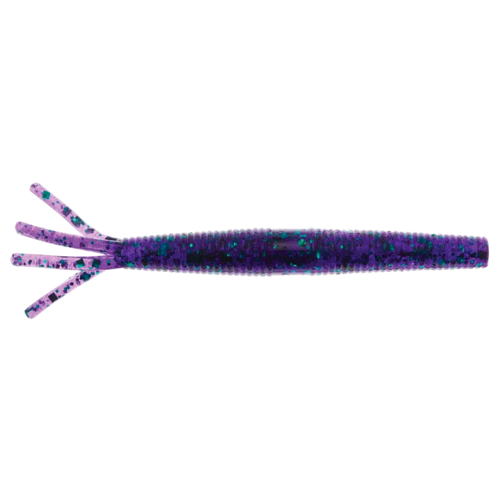 Z-Man Hula StickZ Jigi 4" Junebug sivulta, pää oikealla