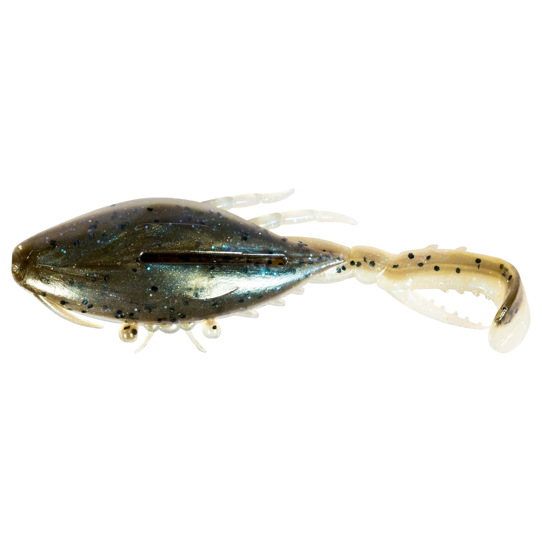 Z-Man Kicker CrabZ Jigi 3.5" The Deal alapuolelta, pää vasemmalla