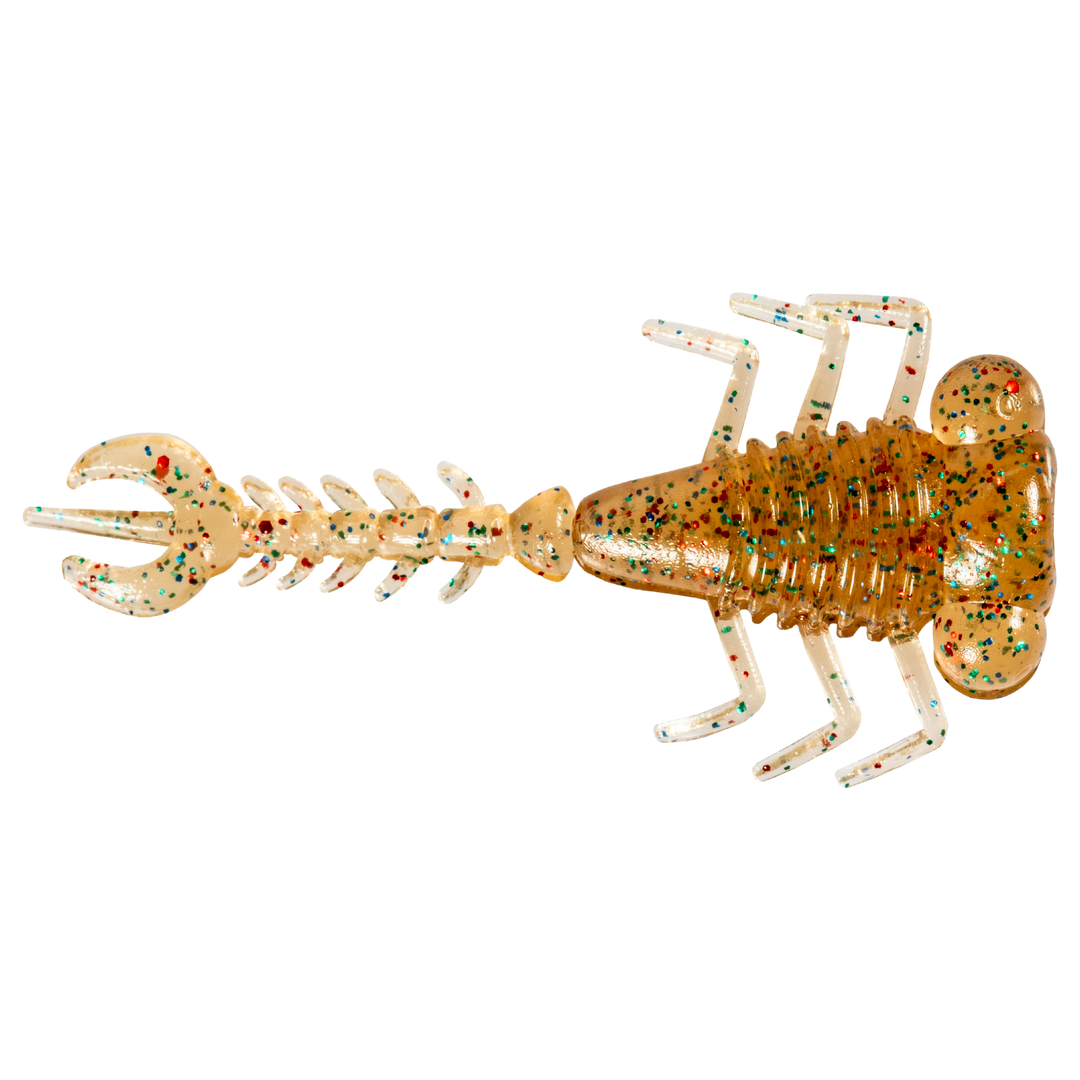 Z-Man LarvaZ Jigi 1.75" Bloodworm ylhäältä, pää oikealla
