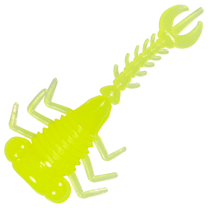 Z-Man LarvaZ Jigi 1.75", väri Hot Chartreuse: kirkas kellanvihreä runko