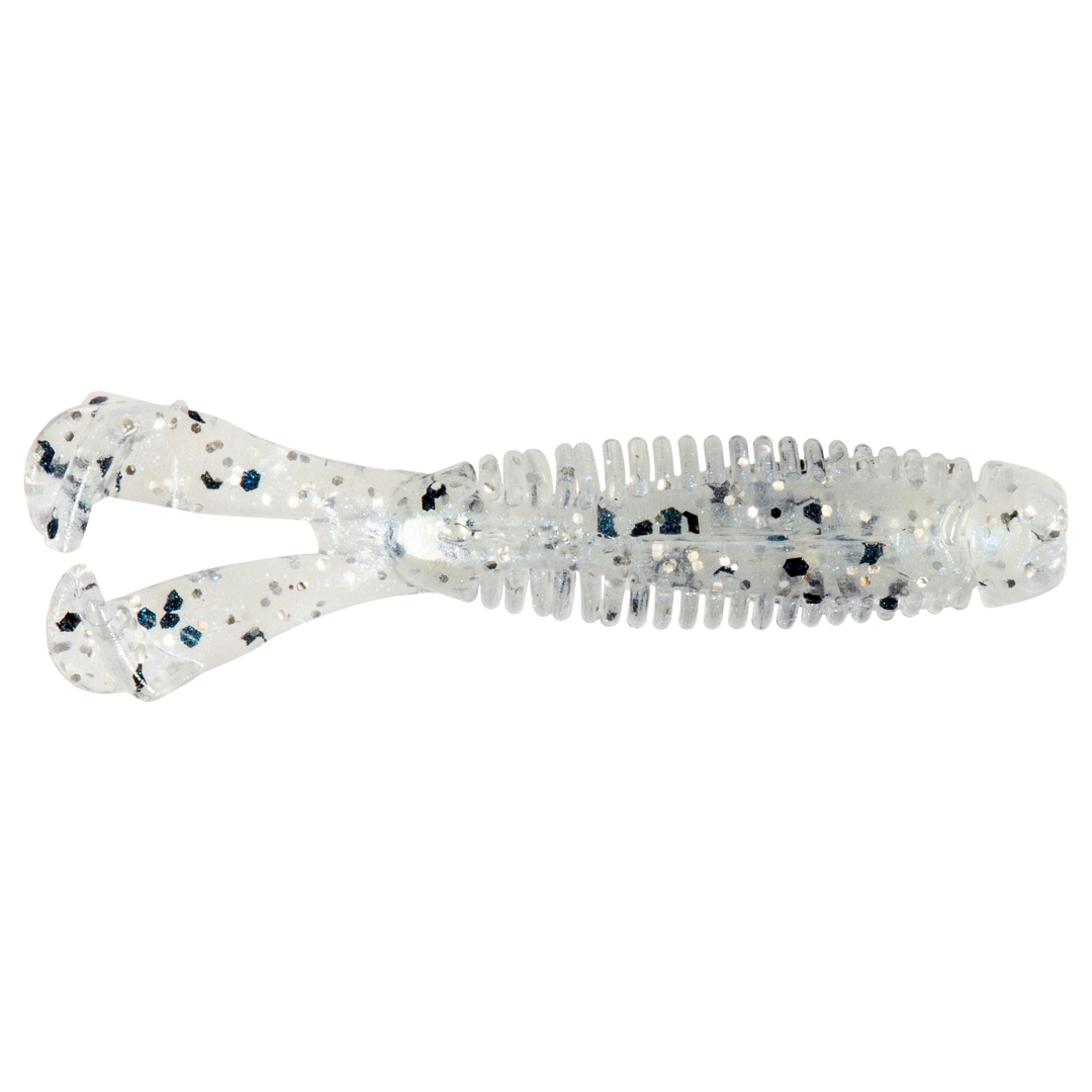 Z-Man Micro Goat Jigi 1.75" Blue Glimmer Sparkle ylhäältä, pää oikealla