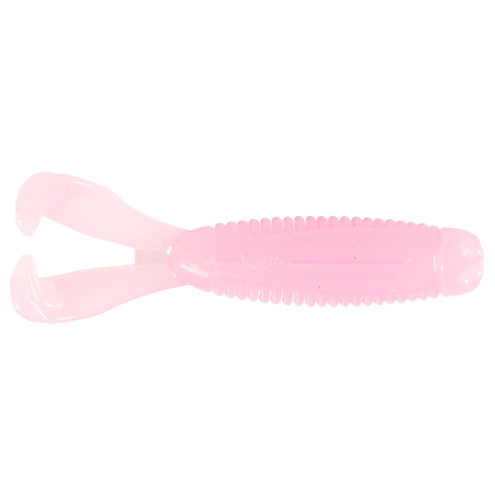 Z-Man Micro Goat Jigi 1.75" Pink Glow ylhäältä, pää oikealla