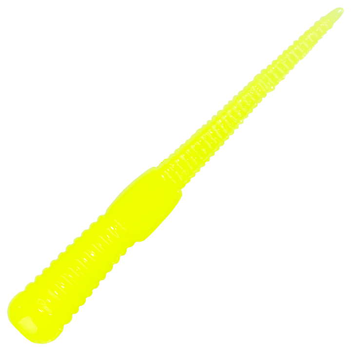 Z-Man Micro WormZ Jigi 2", väri Hot Chartreuse: kirkas kellanvihreä runko