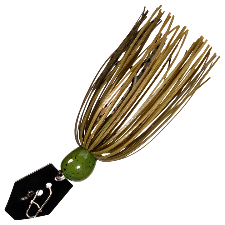 Z-Man Mini Max Chatterbait 14g, väri Green Pumpkin: vihreä pää, vihertävänruskea helma, musta lapa