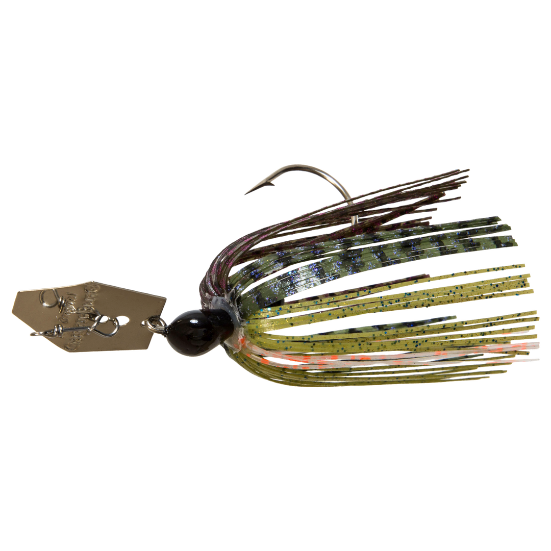 Z-Man Original Chatterbait 14g Perch sivulta, pää vasemmalla