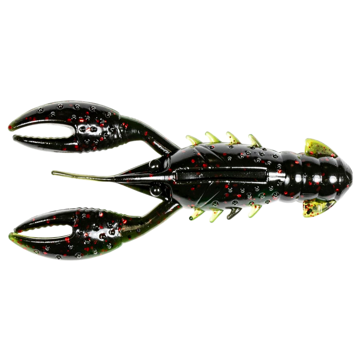Z-Man Pro CrawZ Jigi 3.5" California Craw yläpuolelta, pää vasemmalla