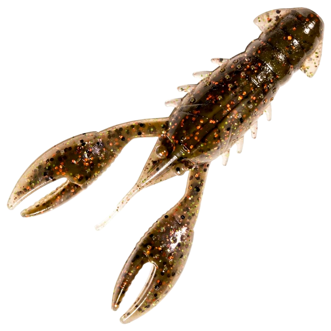 Z-Man Pro CrawZ Jigi 3.5", väri Drew's Craw: oliivinruskea yläpuoli ja vaalea alapuoli, tummat pilkut