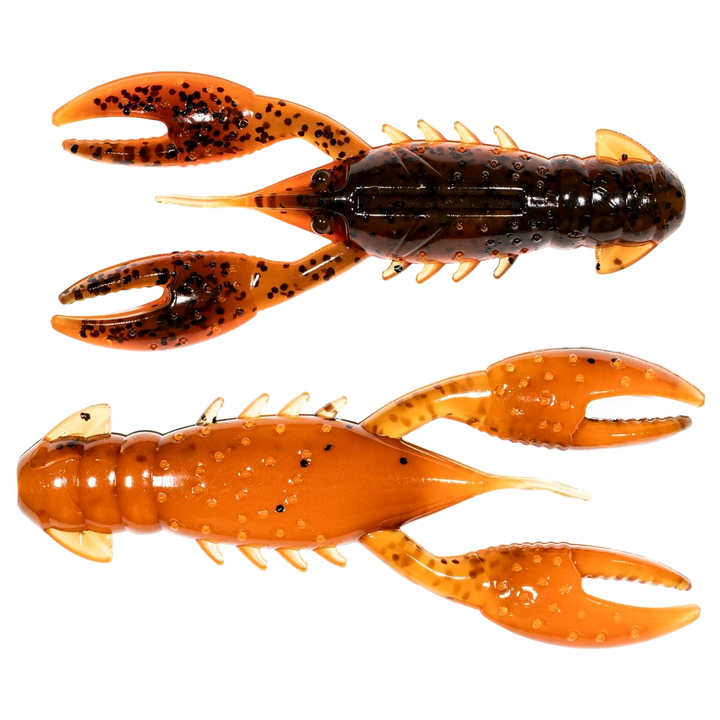 Z-Man Pro CrawZ Jigi 3.5" Green Pumpkin Orange ylä- ja alapuolelta