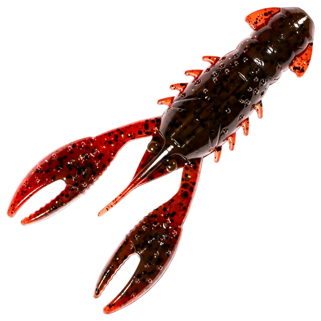 Z-Man Pro CrawZ Jigi 3.5", väri Hot Craw: ruskea yläpuoli ja punainen alapuoli