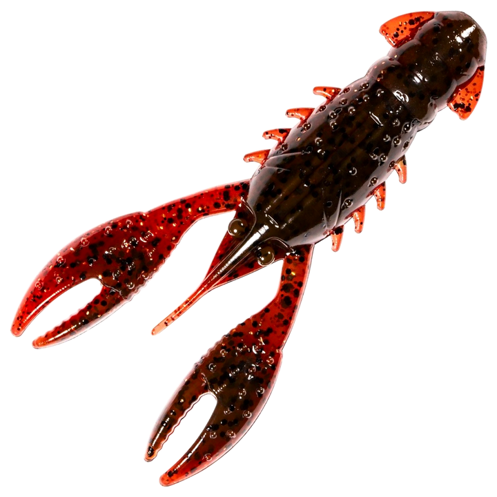 Z-Man Pro CrawZ Jigi 3.5", väri Hot Craw: ruskea yläpuoli ja punainen alapuoli