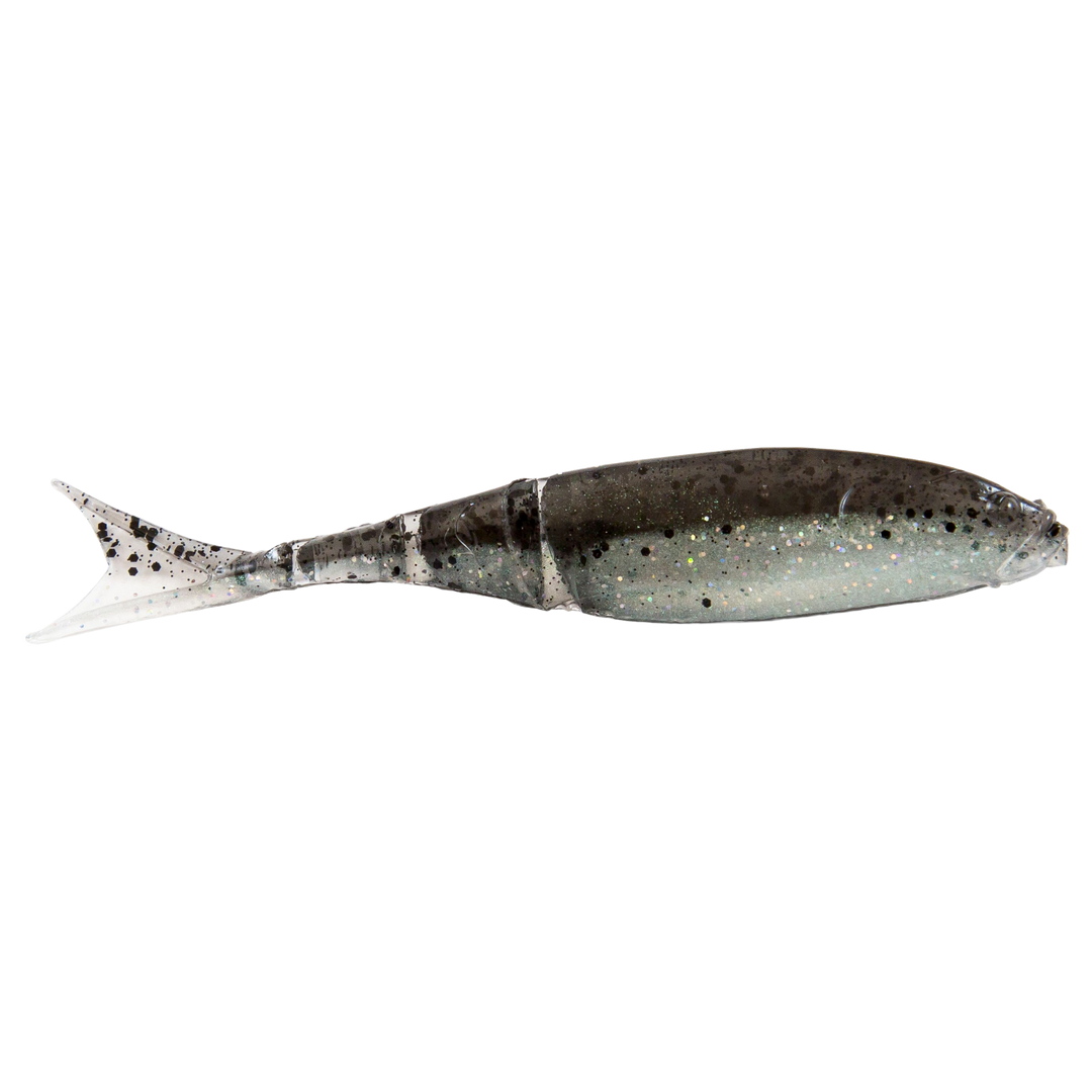 Z-Man Razor ShadZ Jigi 4.5" Bad Shad sivulta, pää oikealla