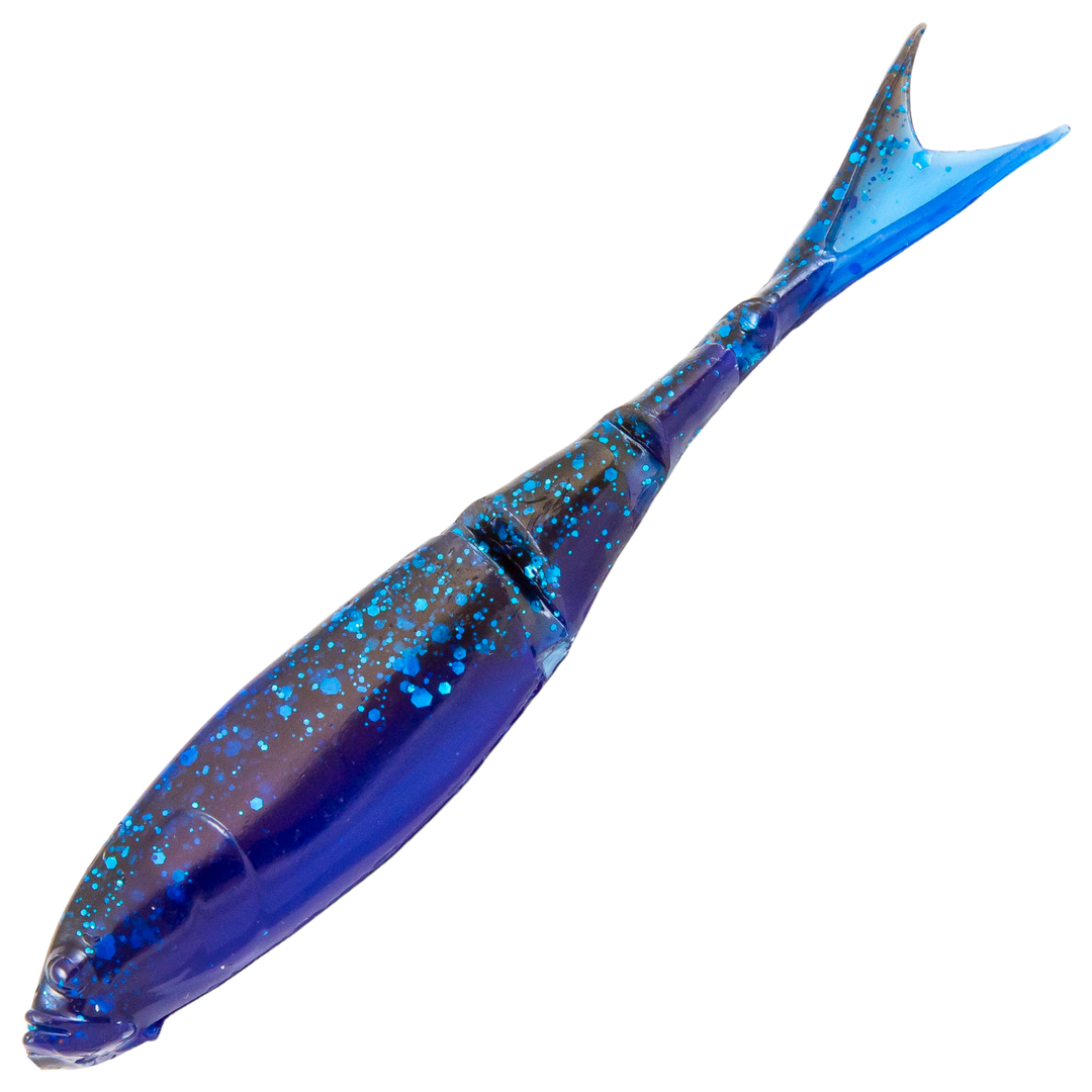 Z-Man Razor ShadZ Jigi 4.5", väri Black/Blue Laminate: tummansininen selkä ja sininen kylki