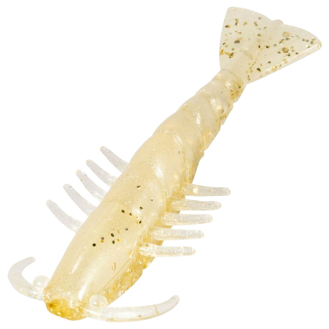 Z-Man Salty Ned ShrimpZ Jigi 2.5", väri Beer Run: läpikuultava vaaleankeltainen runko