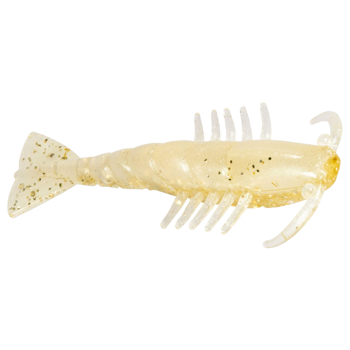 Z-Man Salty Ned ShrimpZ Jigi 2.5" Beer Run sivulta, pää oikealla