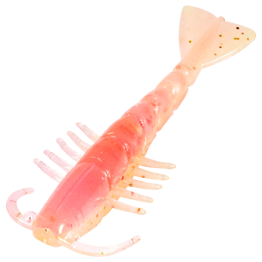 Z-Man Salty Ned ShrimpZ Jigi 2.5", väri Laguna Shrimp: vaaleanpunainen runko