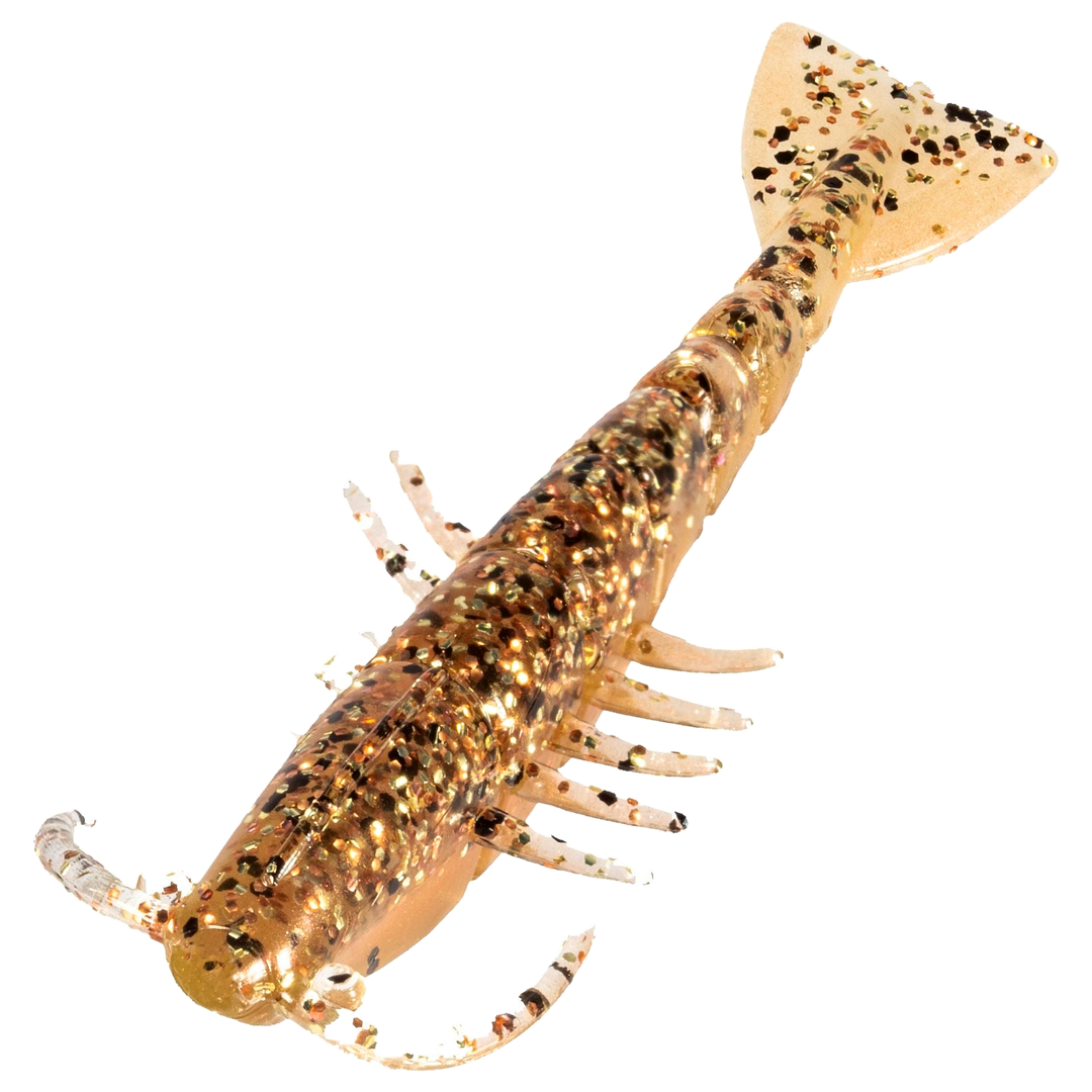 Z-Man Salty Ned ShrimpZ Jigi 2.5", väri New Penny: kuparinruskea runko ja tummat pilkut