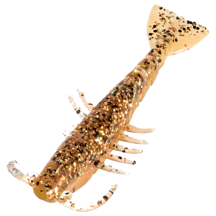 Z-Man Salty Ned ShrimpZ Jigi 2.5", väri New Penny: kuparinruskea runko ja tummat pilkut