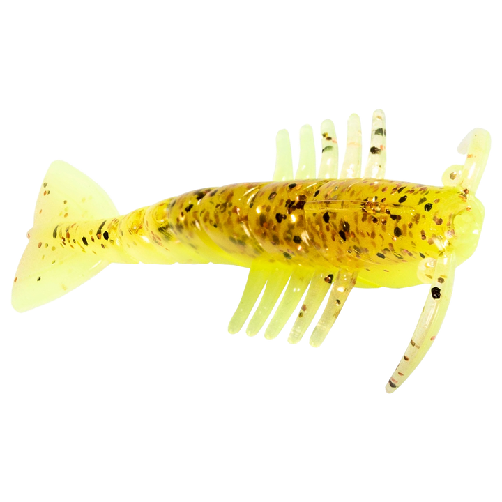 Z-Man Salty Ned ShrimpZ Jigi 2.5" Sexy Penny sivulta, pää oikealla