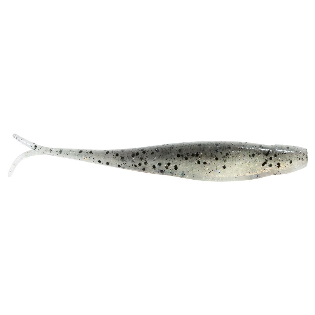 Z-Man Scented Jerk ShadZ Jigi 3.5" Bad Shad sivulta, pää oikealla