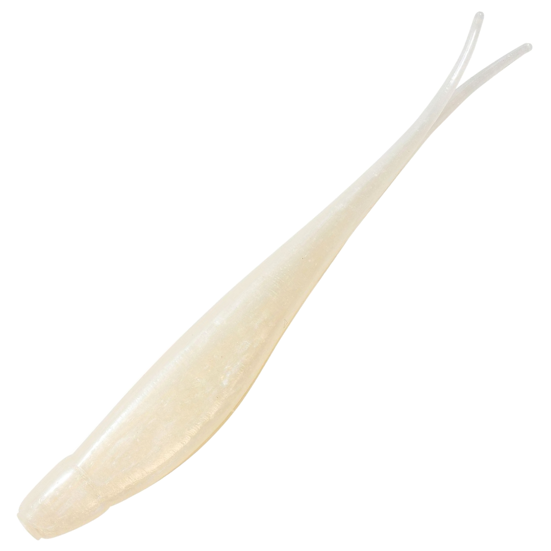 Z-Man Scented Jerk ShadZ Jigi 3.5", väri Pearl: helmenvalkoinen runko