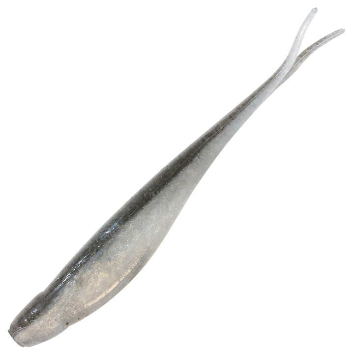 Z-Man Scented Jerk ShadZ Jigi 3.5", väri Smelt: harmaa selkä ja hopeinen kylki