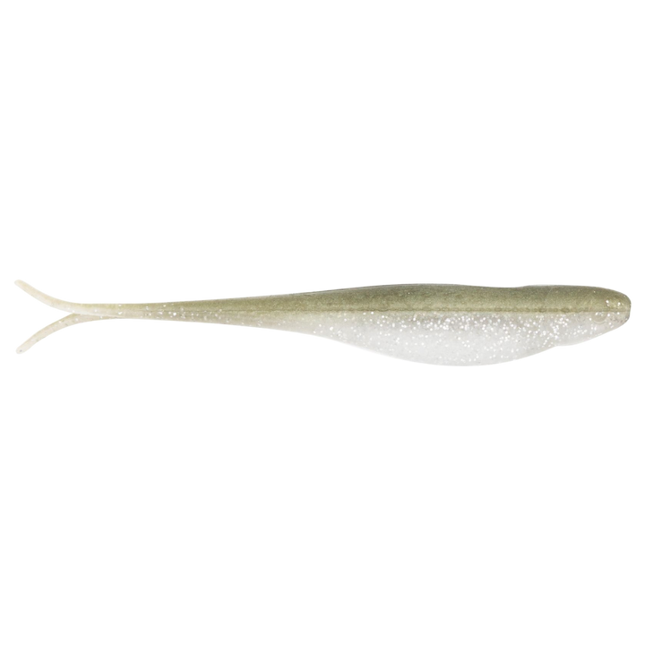 Z-Man Scented Jerk ShadZ Jigi 3" Tennessee Shad sivulta, pää oikealla