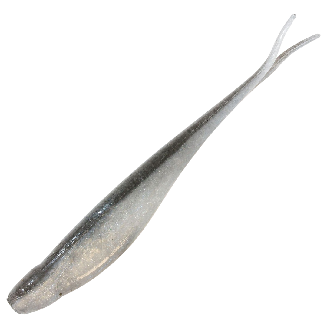 Z-Man Scented Jerk ShadZ Jigi 5", väri Smelt: harmaa selkä ja hopeinen kylki