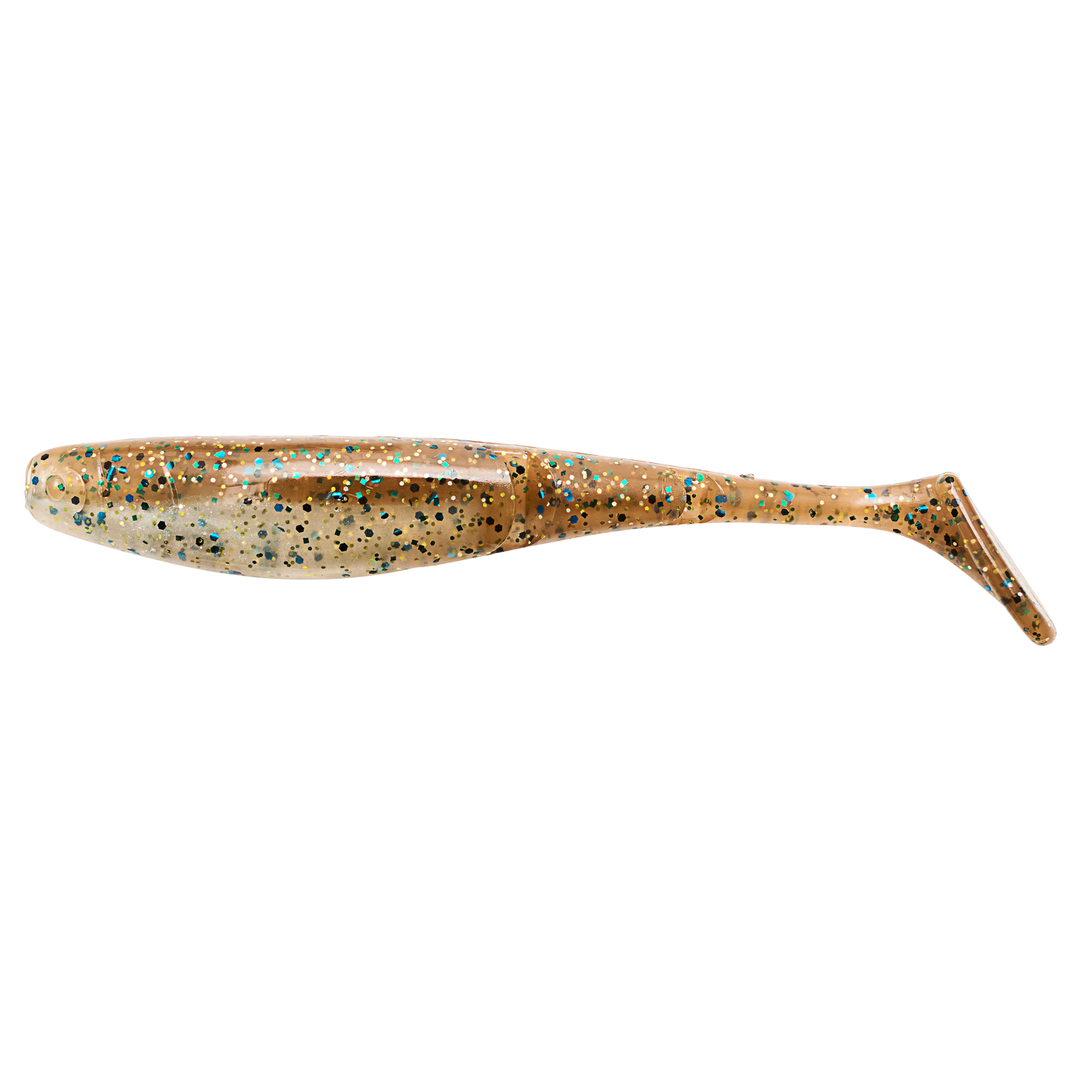 Z-Man Scented PaddlerZ Jigi 5" Pinfish sivulta, pää vasemmalla