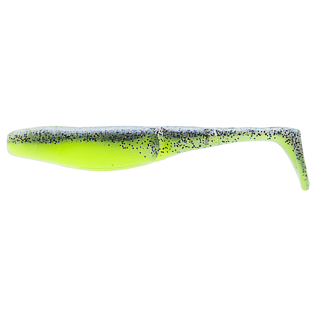 Z-Man Scented PaddlerZ Jigi 5" Sexy Mullet sivulta, pää vasemmalla