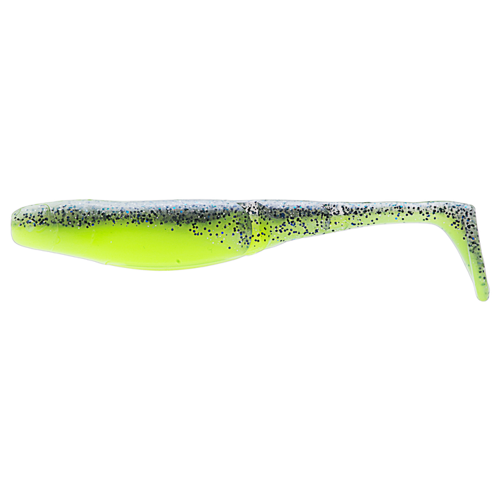 Z-Man Scented PaddlerZ Jigi 5" Sexy Mullet sivulta, pää vasemmalla