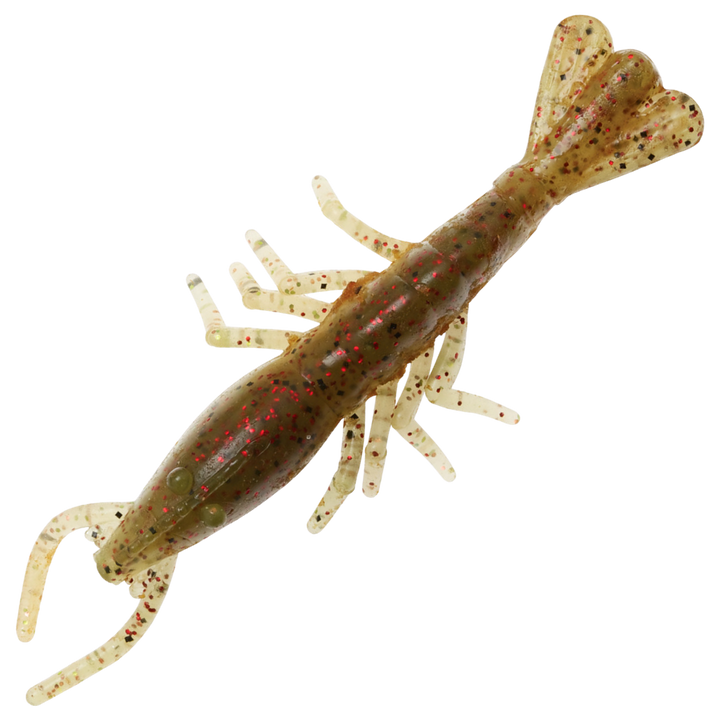 Z-Man Scented ShrimpZ Jigi 3", väri Houdini: kellanruskea runko ja tummat hileet