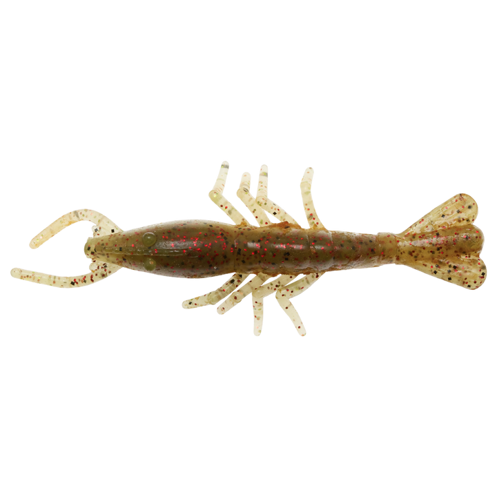 Z-Man Scented ShrimpZ Jigi 3" Houdini ylhäältä, pää vasemmalla