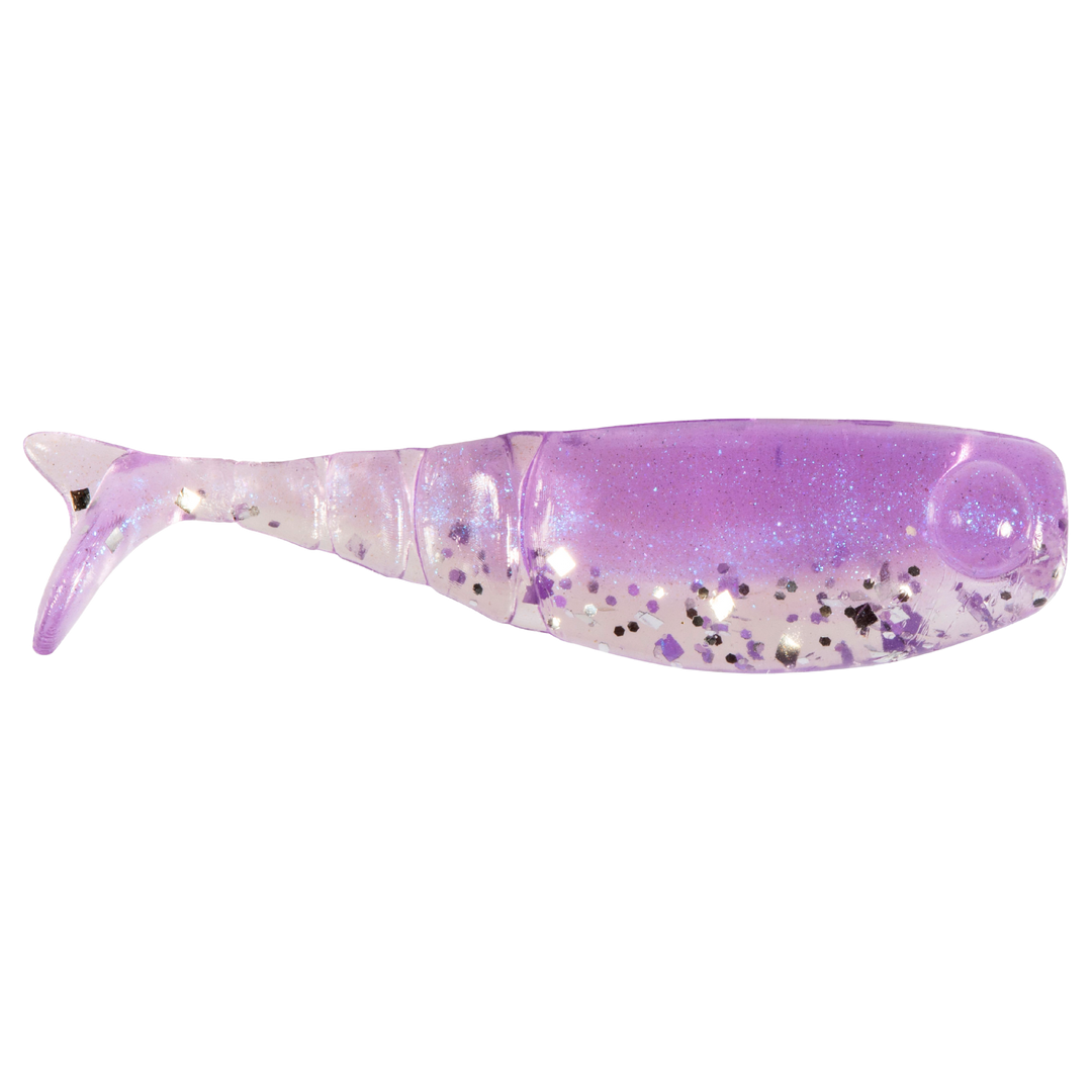 Z-Man Shad FryZ Jigi 1.75" Dark N Stormy sivulta, pää oikealla