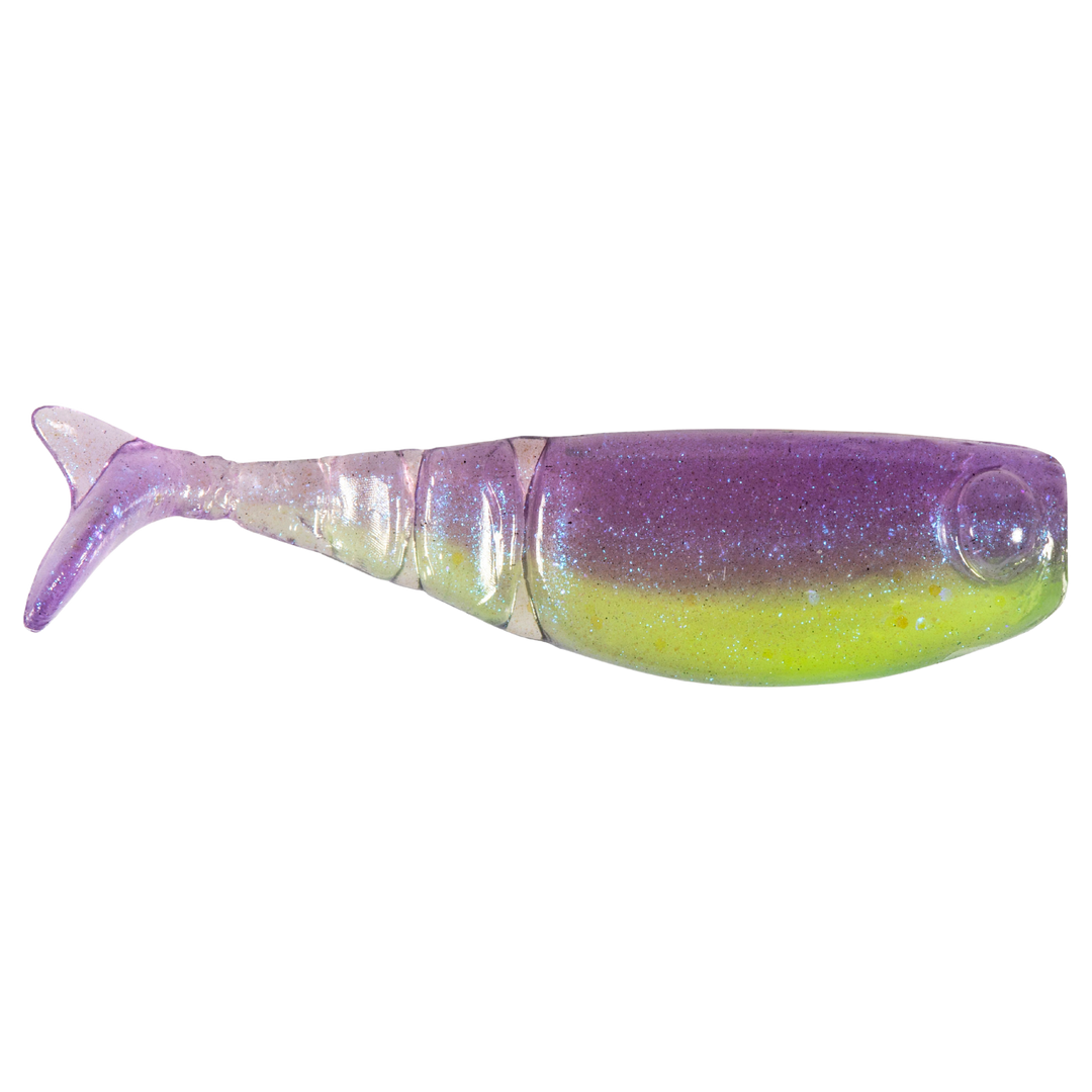 Z-Man Shad FryZ Jigi 1.75" Purple Death sivulta, pää oikealla