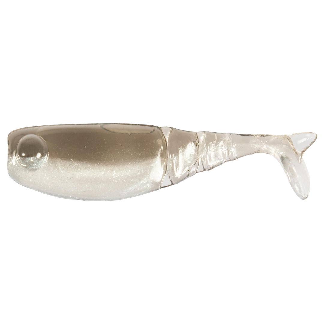 Z-Man Shad FryZ Jigi 1.75" Smelt sivulta, pää vasemmalla