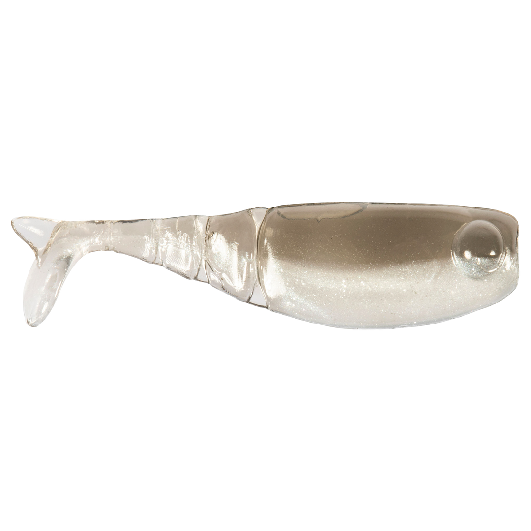 Z-Man Shad FryZ Jigi 1.75" Smelt sivulta, pää oikealla