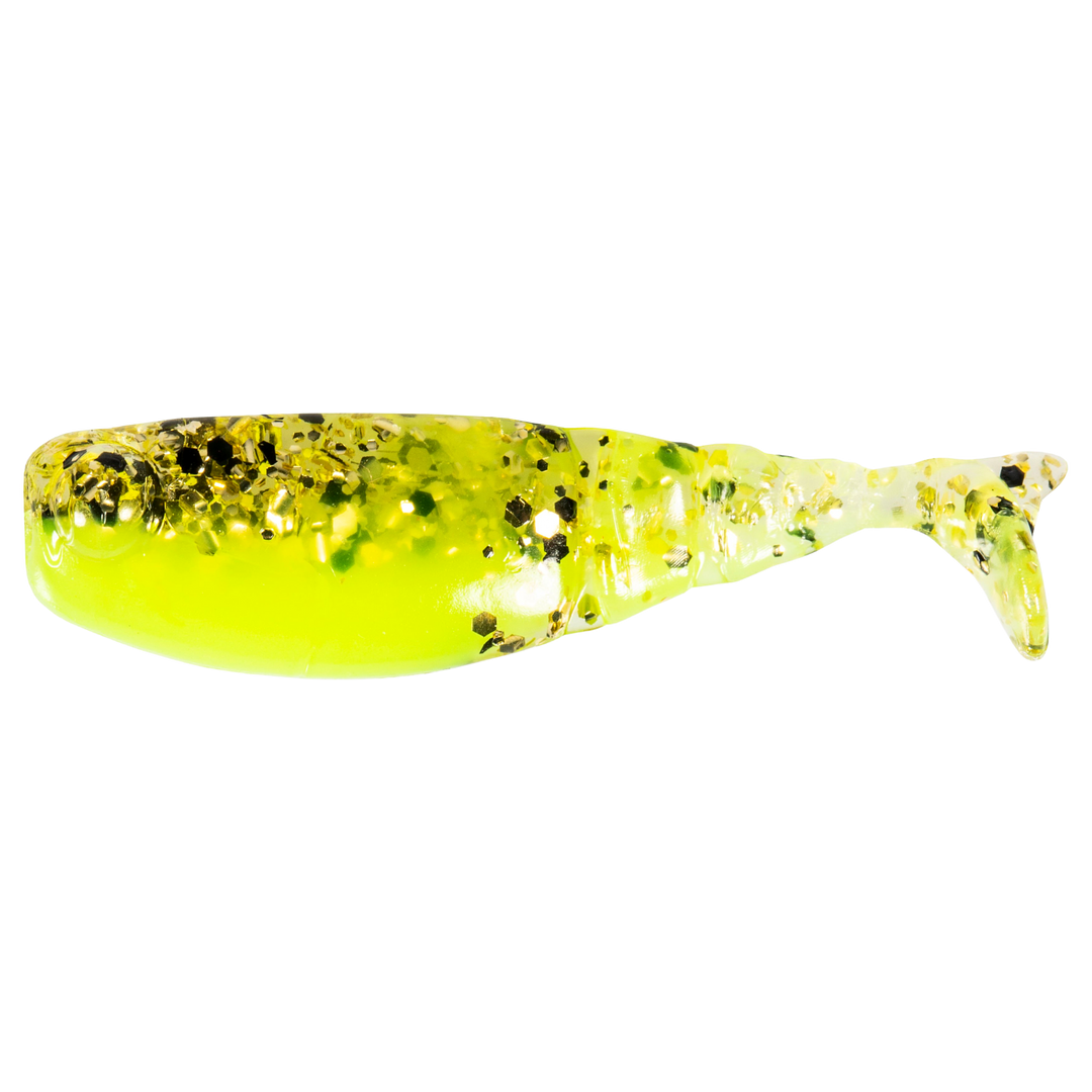 Z-Man Shad FryZ Jigi 1.75" Space Guppy sivulta, pää vasemmalla