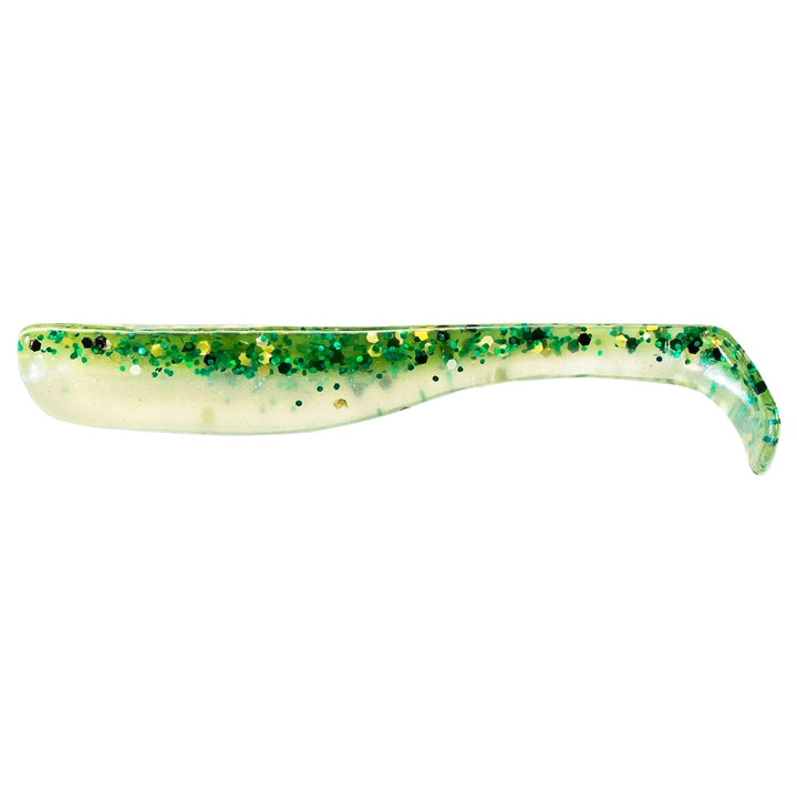 Z-Man Slim SwimZ Jigi 2.5" Baby Bass sivulta, pää vasemmalla
