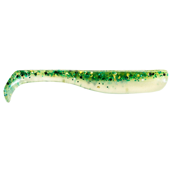 Z-Man Slim SwimZ Jigi 2.5" Baby Bass sivulta, pää oikealla